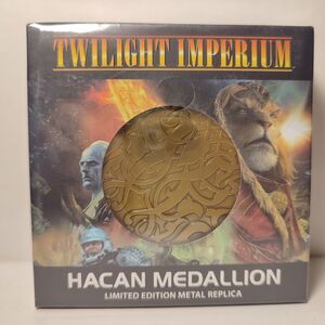 Twilight Imperium Hacan Medallion Official Metal Ingot Figurine